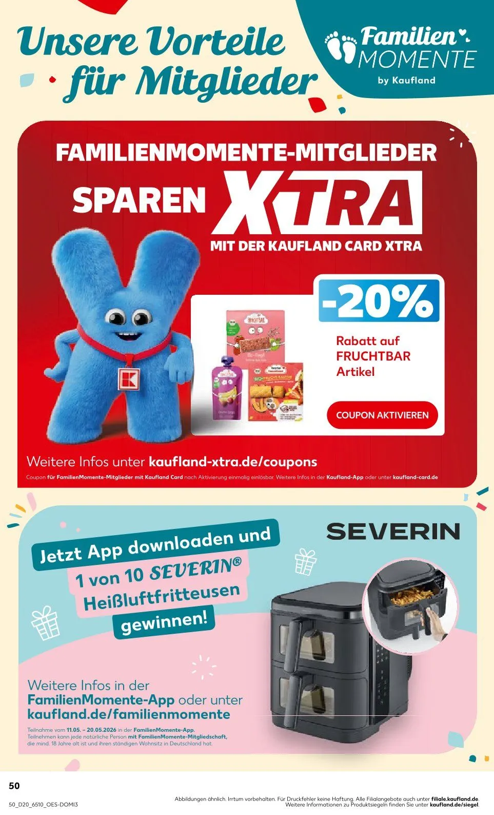  Kaufland Prospekte  von 15. Mai bis 20. Mai 2026 - Prospekt seite 50