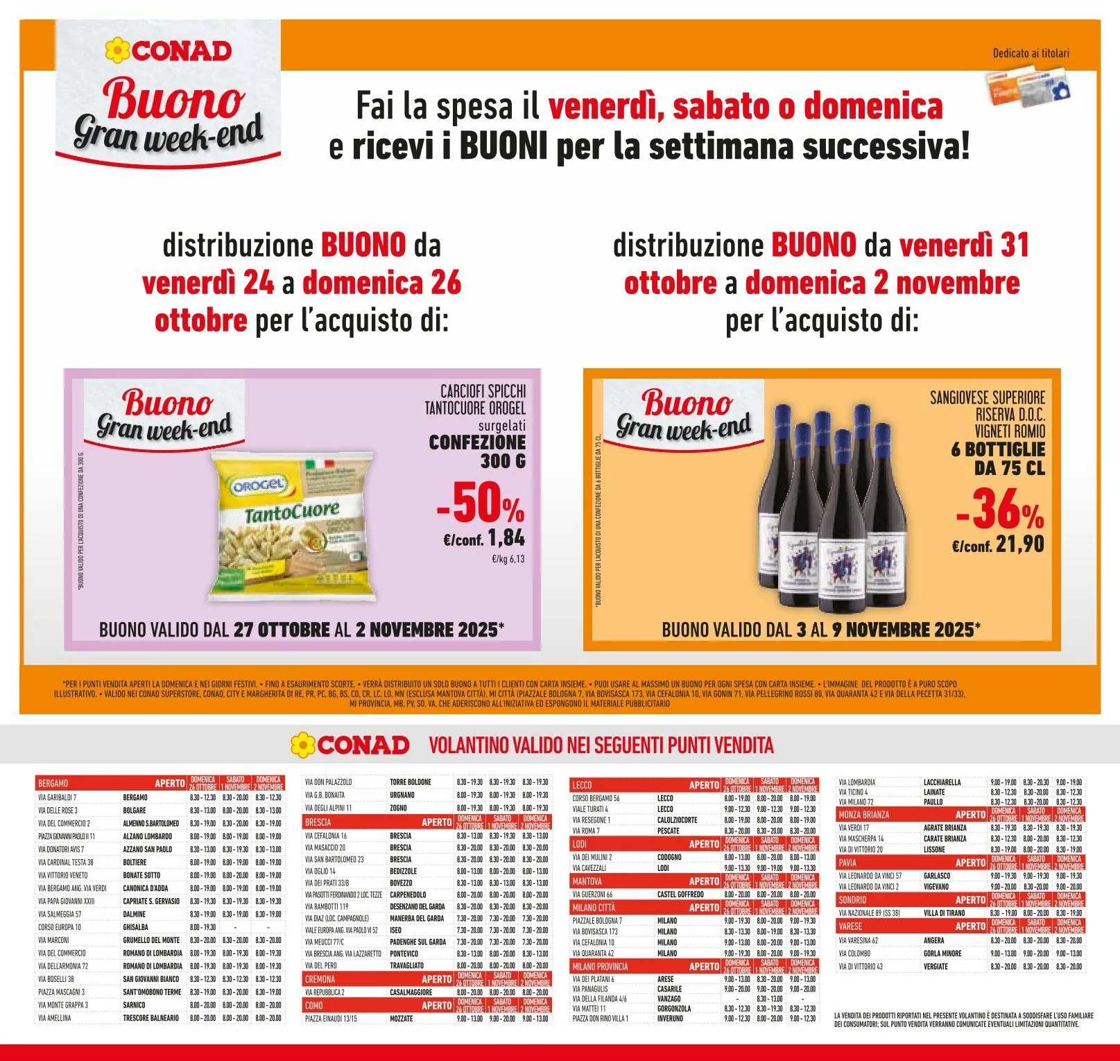 Volantini Conad  da 22 ottobre a 5 novembre di 2025 - Pagina del volantino 50