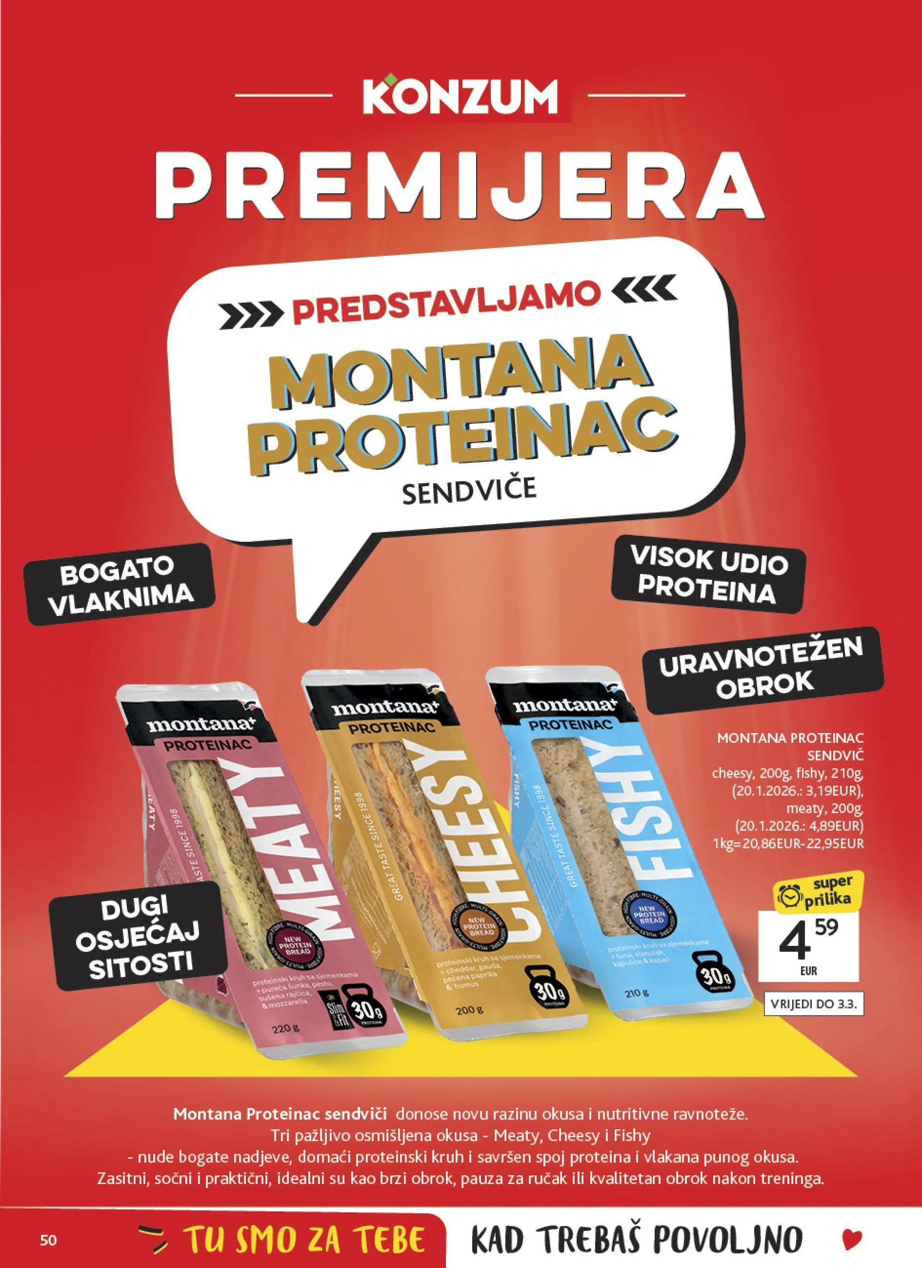 Katalog Konzum od 18. veljače do 24. veljače 2026. - Pregled Stranica 50