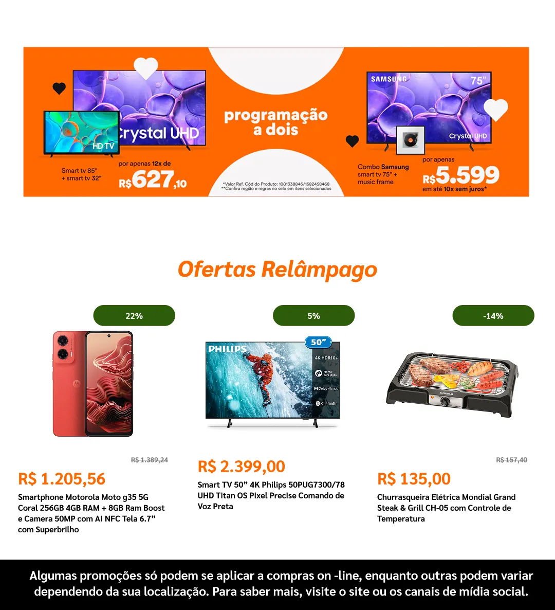 Encarte de Ponto Frio Ofertas 10 de junho até 29 de junho 2026 - Pagina 5