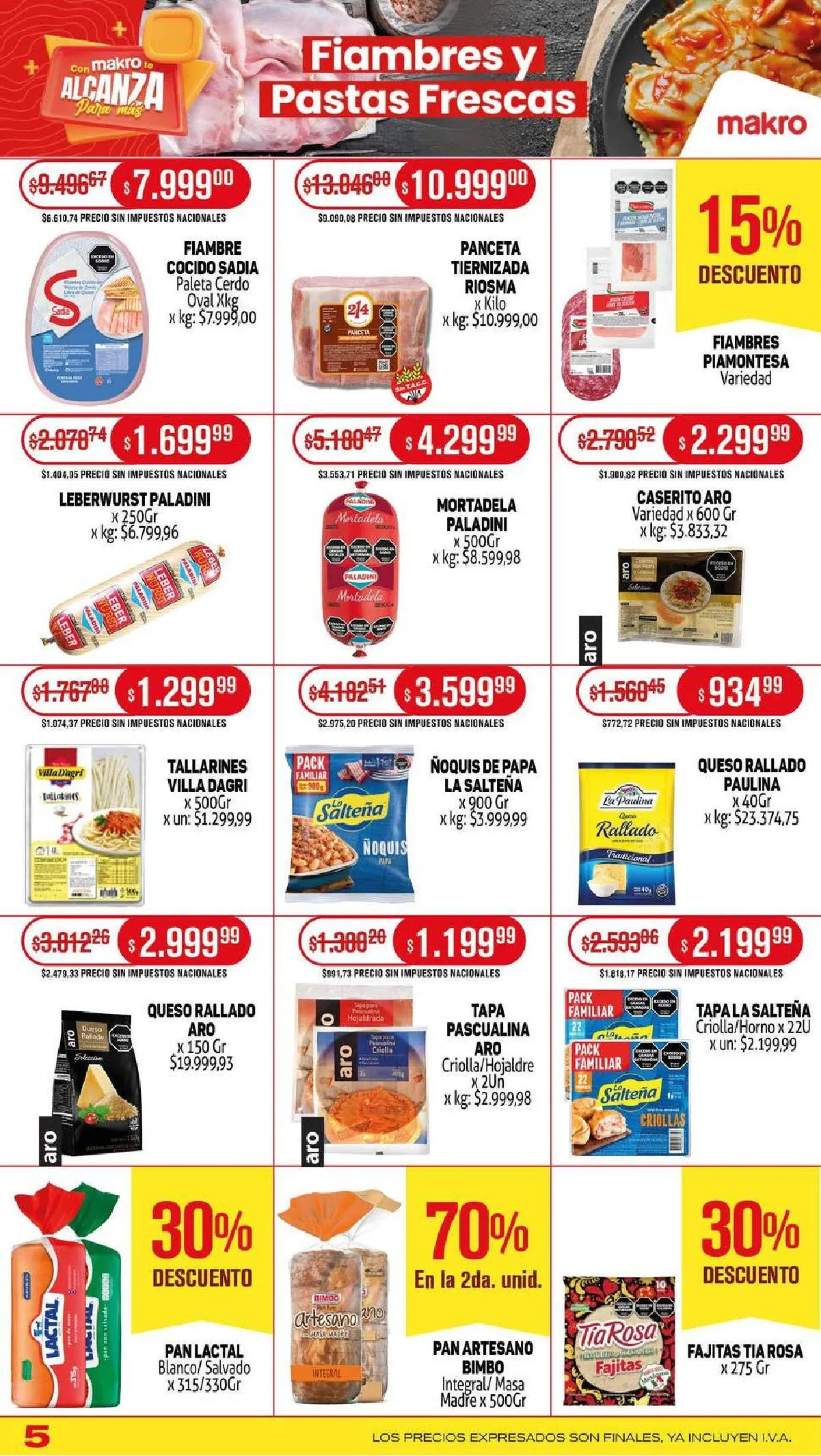 Ofertas de Ofertas Makro 7 de agosto al 14 de agosto 2025 - Página 5 del catálogo