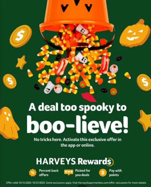 Weekly ad Harveys Supermarket Sales from October 15 to October 21 2025 - Page 5