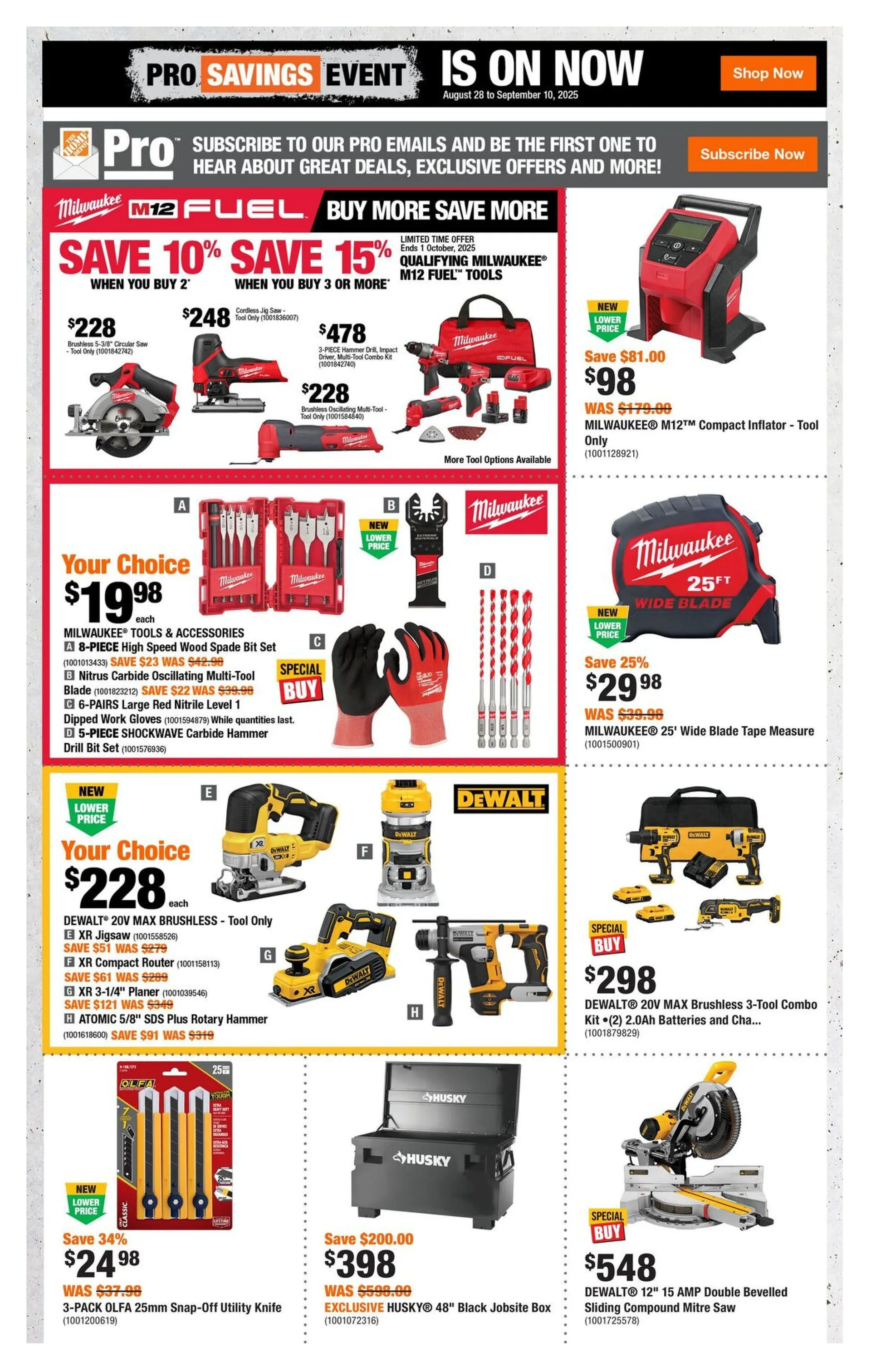 The Home Depot Sales from August 28 to September 10 2025 - flyer page 5