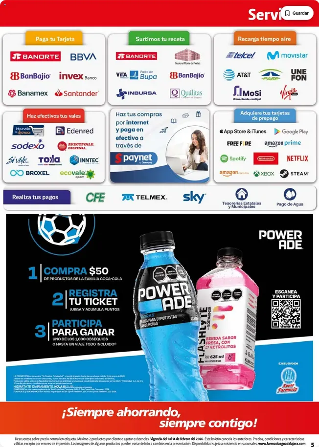 Catálogo de Farmacia Guadalajara Ofertas 1 de febrero al 14 de febrero 2026 - Pagina 5