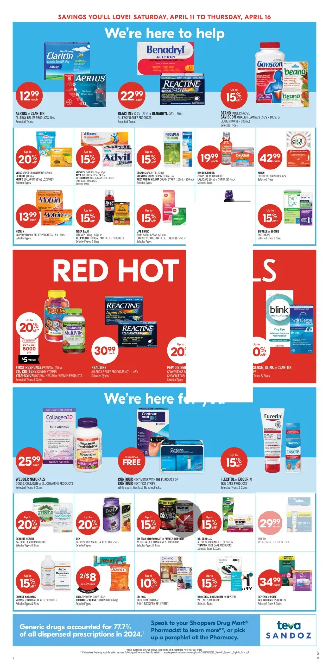 Pharmaprix Sales from April 9 to April 22 2026 - flyer page 5
