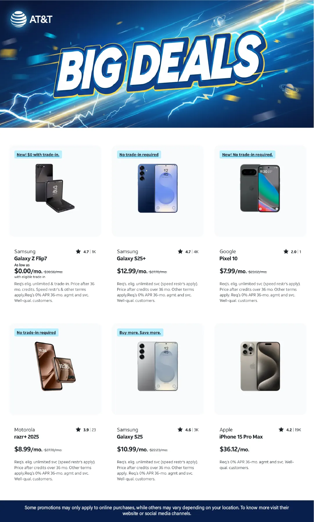 Weekly ad  AT&T Sales from September 16 to September 30 2025 - Page 4