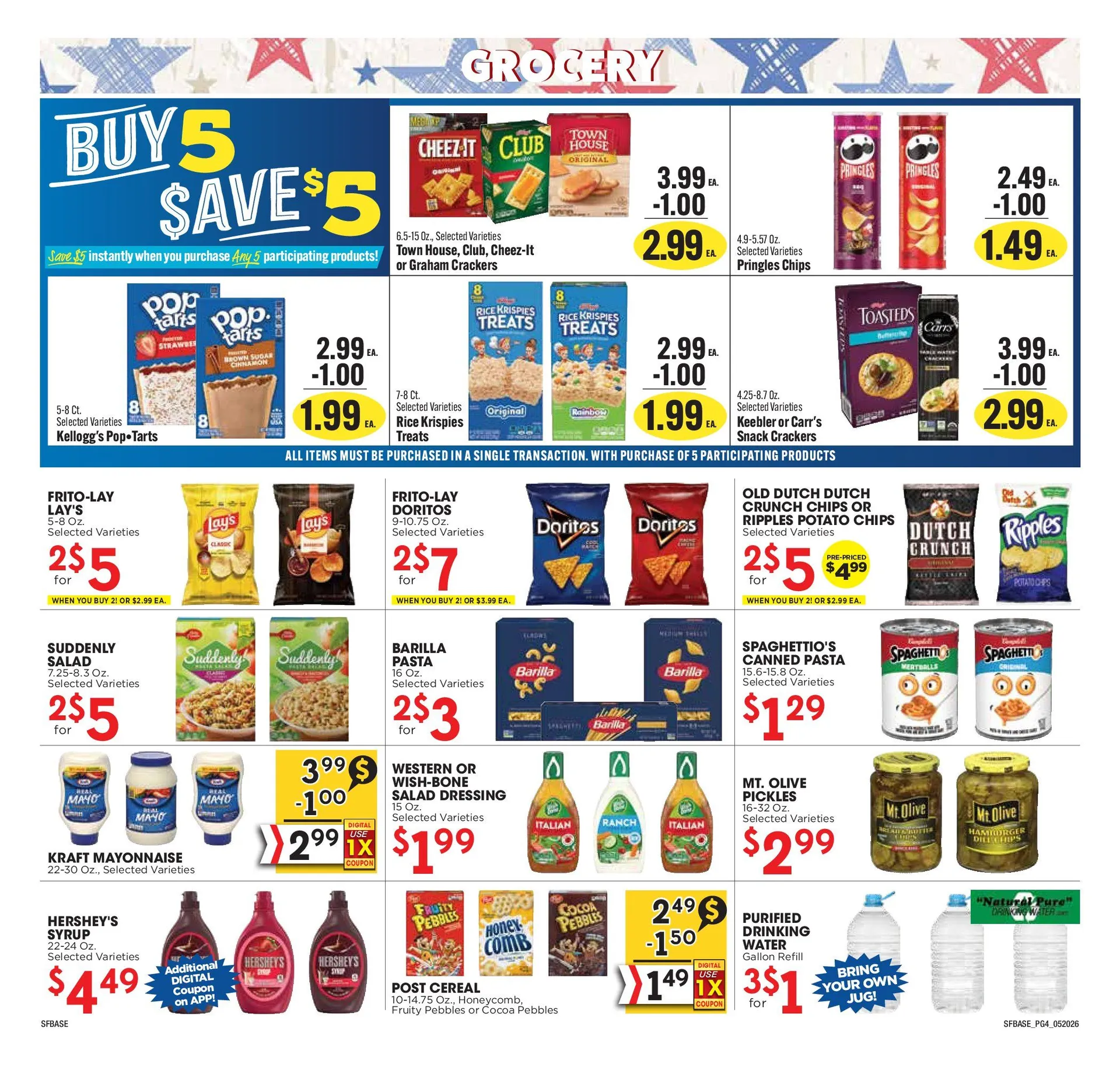 Weekly promotion Sunshine Foods weekly ads spanning from May 20 to May 26 2026 - Page 4 for Catalogue 365