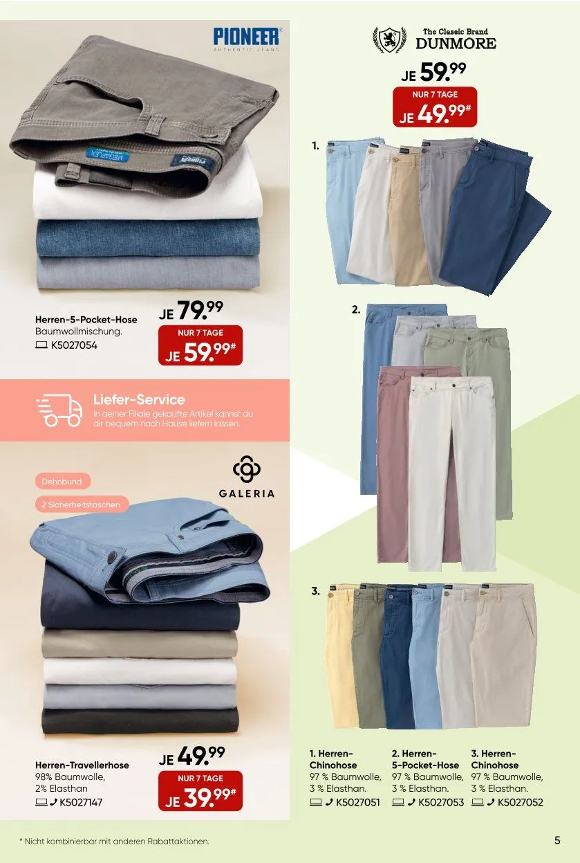 GALERIA Karstadt Kaufhof Prospekt von 3. April bis 8. April 2025 - Prospekt seite 5