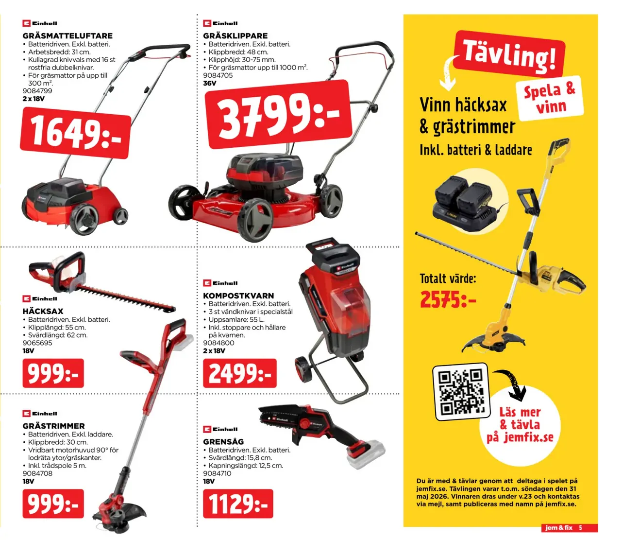 Senaste Jem och Fix erbjudanden från 18 maj till 31 maj 2026 - Reklamblad sidor 5