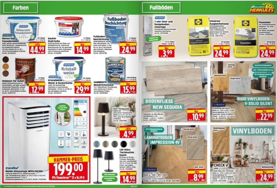Herkules Baumarkt Prospekte von 7. Juli bis 12. Juli 2025 - Prospekt seite 4