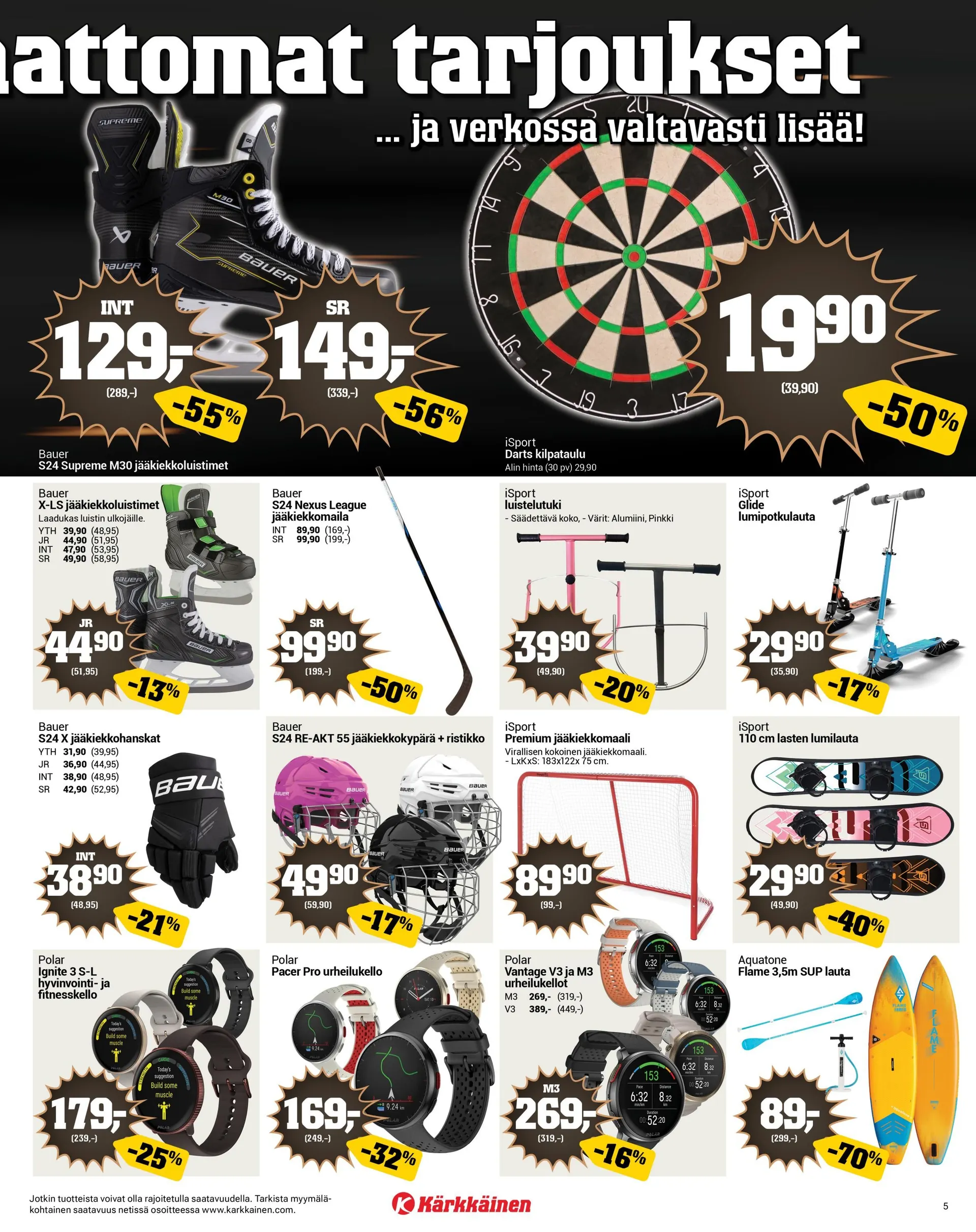 Kärkkäinen Black Friday Tarjoukset voimassa alkaen 19. marraskuuta - 2. joulukuuta 2025 - Tarjouslehti sivu 5