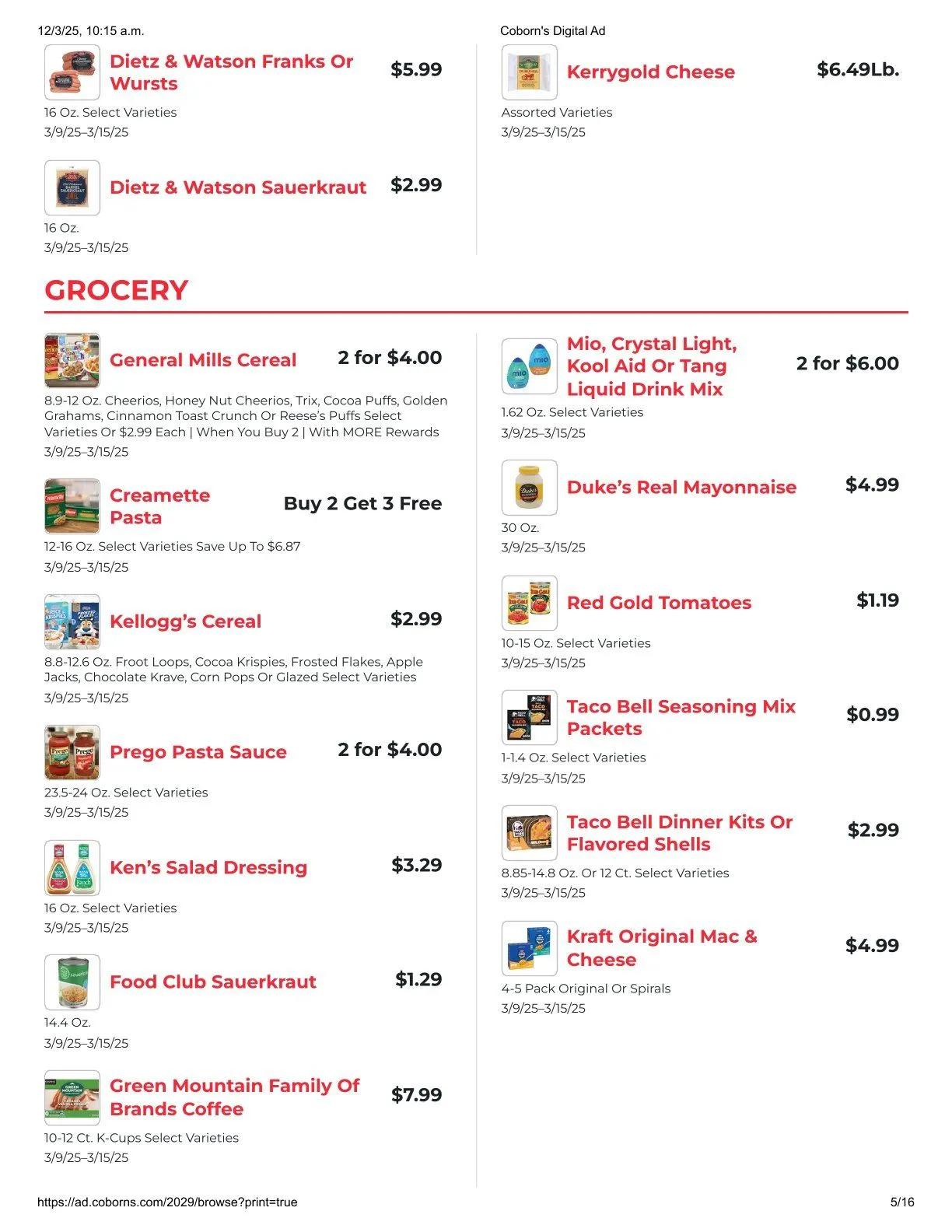 Weekly ad Coborn's Deals from March 12 to March 15 2025 - Page 5