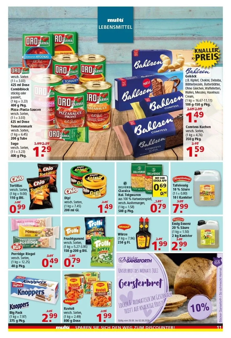 Multi Markt Prospekte  von 29. Juni bis 4. Juli 2026 - Prospekt seite 5