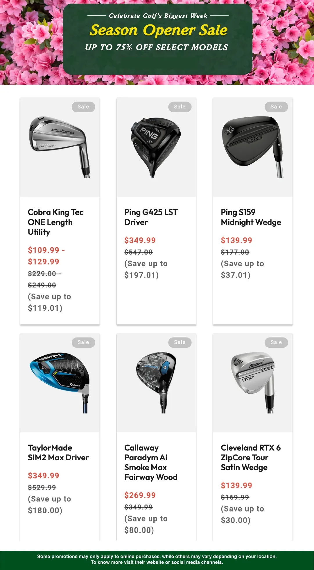 Weekly ad Golf Discount Sales from April 13 to May 2 2026 - Page 4