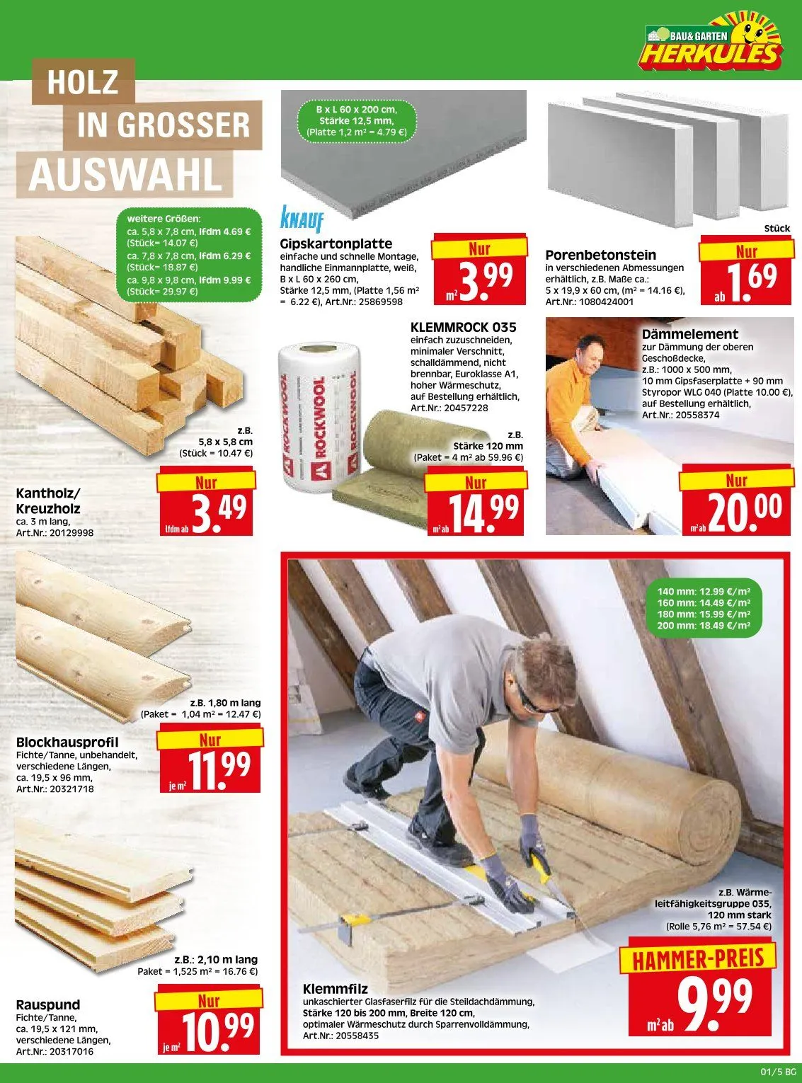 Herkules Baumarkt Angebote von 29. Dezember bis 5. Januar 2026 - Prospekt seite 5