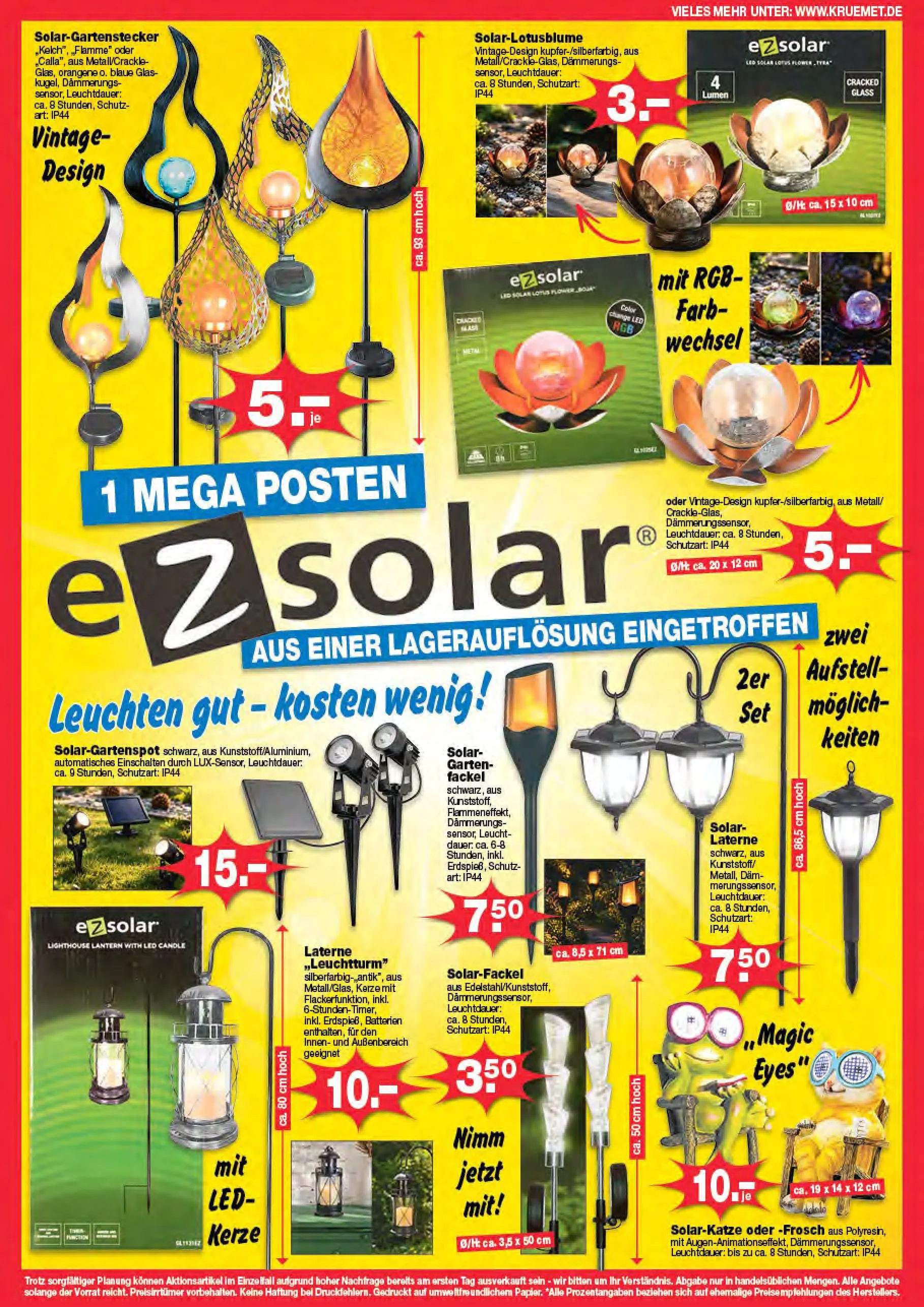  Krümet Sonderposten Prospekte von 27. April bis 2. Mai 2026 - Prospekt seite 5