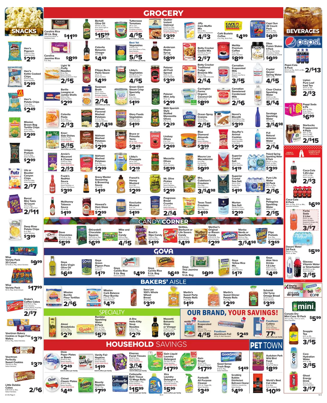 Weekly promotion Foodtown Sales spanning from April 3 to April 9 2026 - Page 5 for Catalogue 365