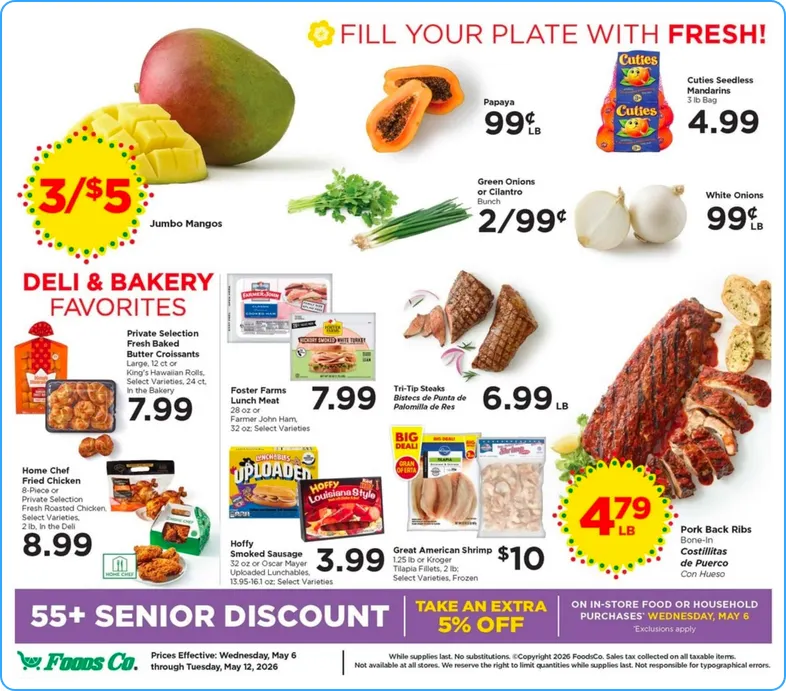 Weekly promotion  Foods Co. Sales spanning from May 5 to May 12 2026 - Page 3 for Catalogue 365