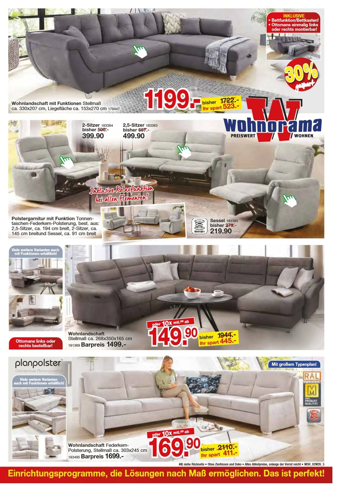 Wohnorama Prospekte von 28. Januar bis 20. Februar 2026 - Prospekt seite 5