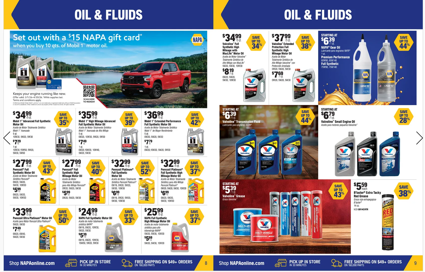  NAPA Auto Parts from April 1 to April 30 2026 - flyer page 5