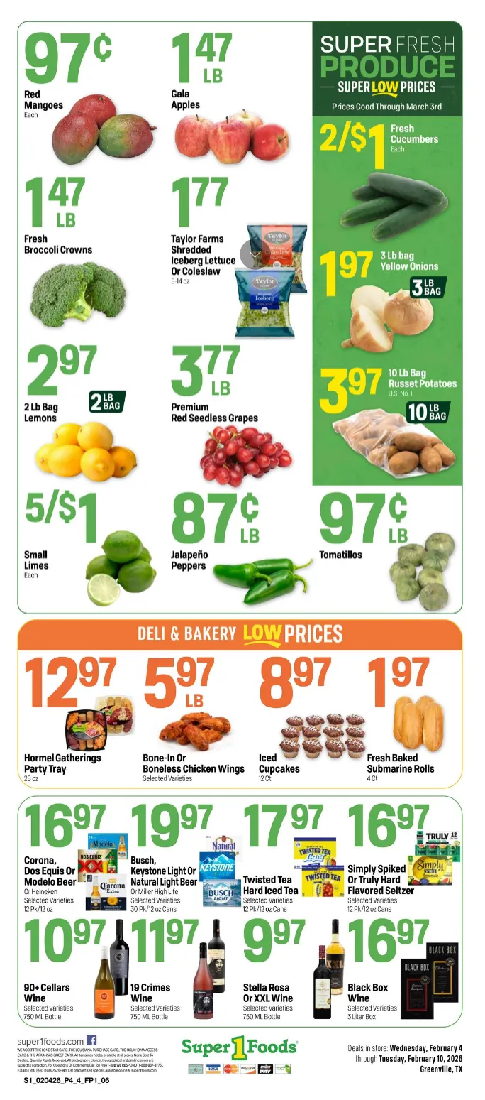 Weekly ad  Super 1 Foods Sales from February 4 to February 10 2026 - Page 4