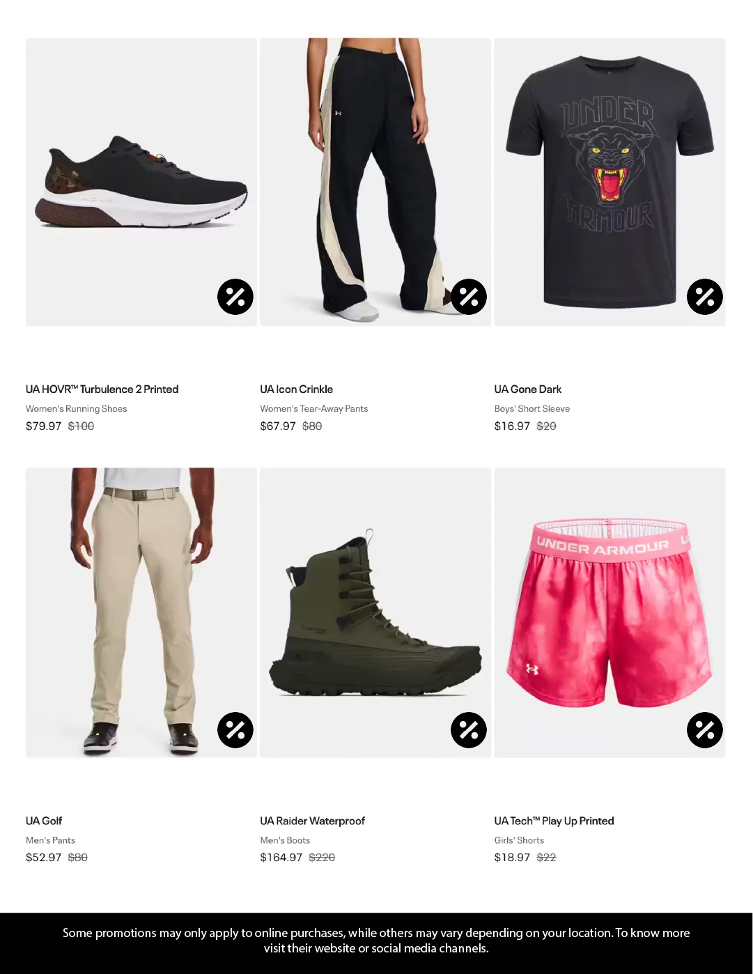 Weekly ad  Under Armour Sales from September 15 to September 30 2025 - Page 4