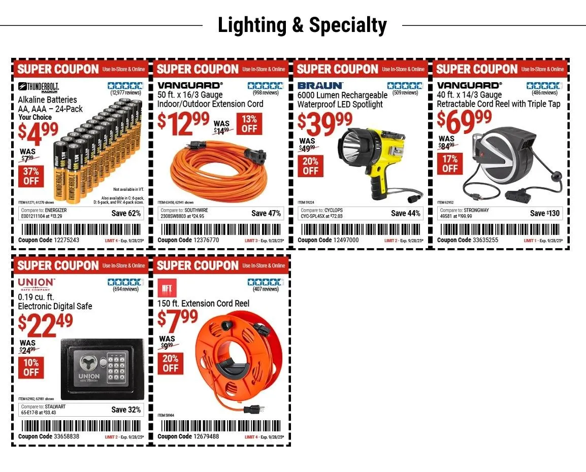 Weekly ad Harbor Freight  Sales from September 15 to September 28 2025 - Page 5