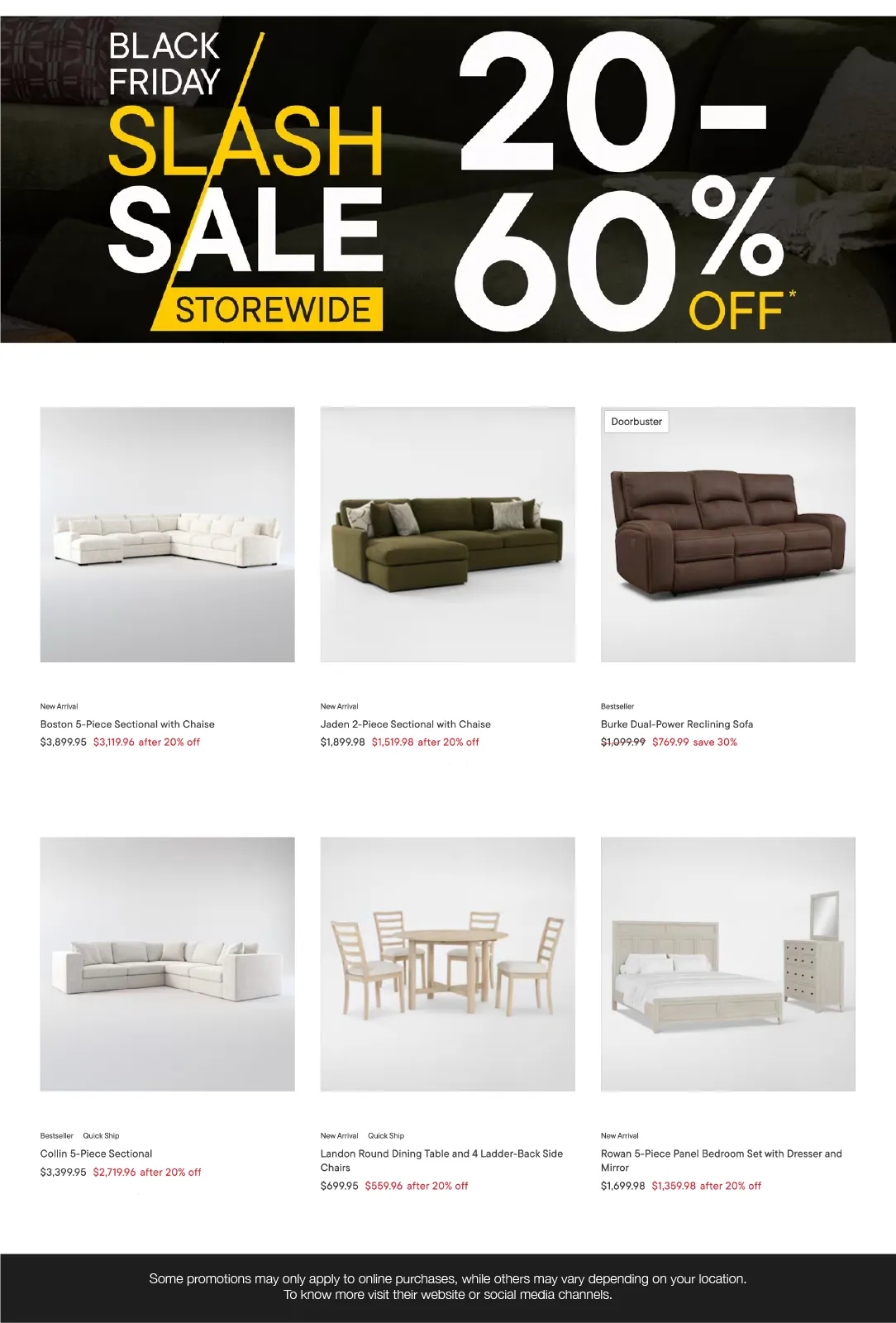 Weekly ad American Signature Furniture Sales from November 25 to December 6 2025 - Page 4