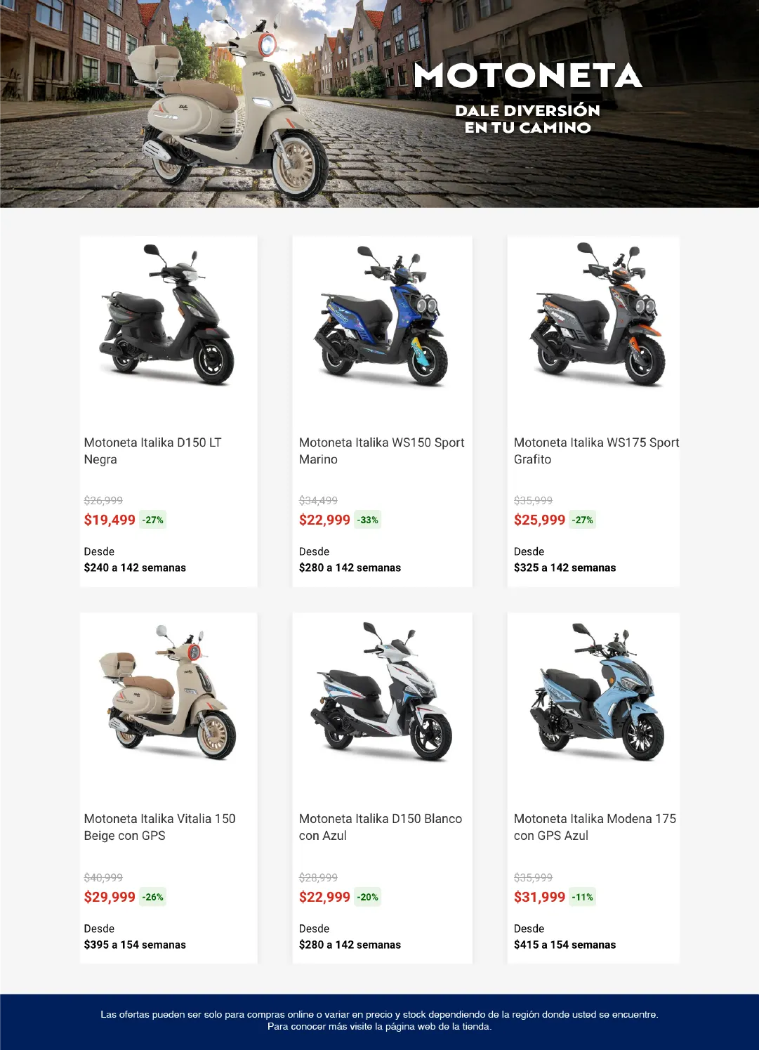 Catálogo de Italika Ofertas 16 de julio al 30 de julio 2026 - Pagina 4