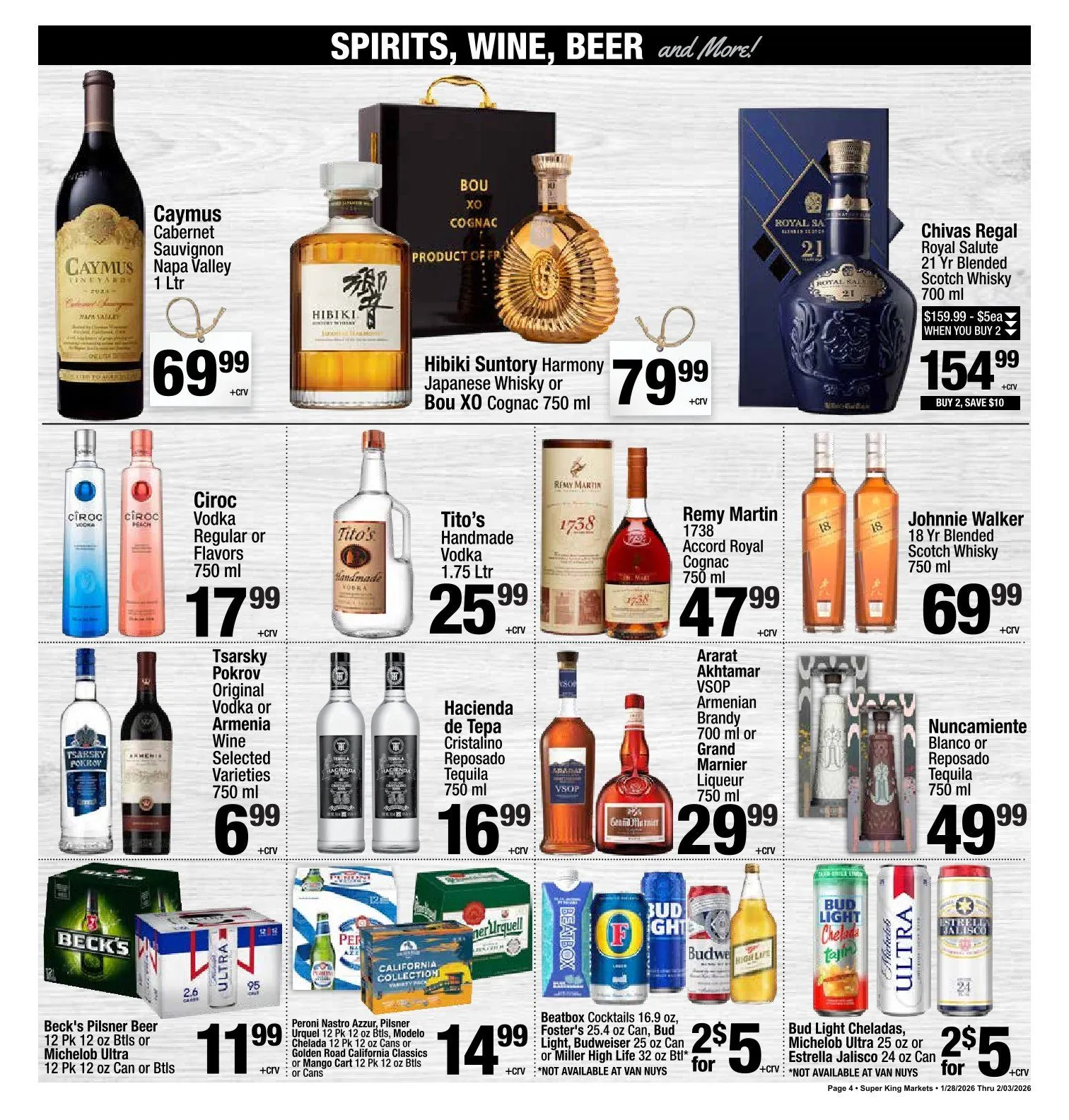 Weekly promotion  Super King Markets Sales spanning from January 28 to February 3 2026 - Page 5 for Catalogue 365