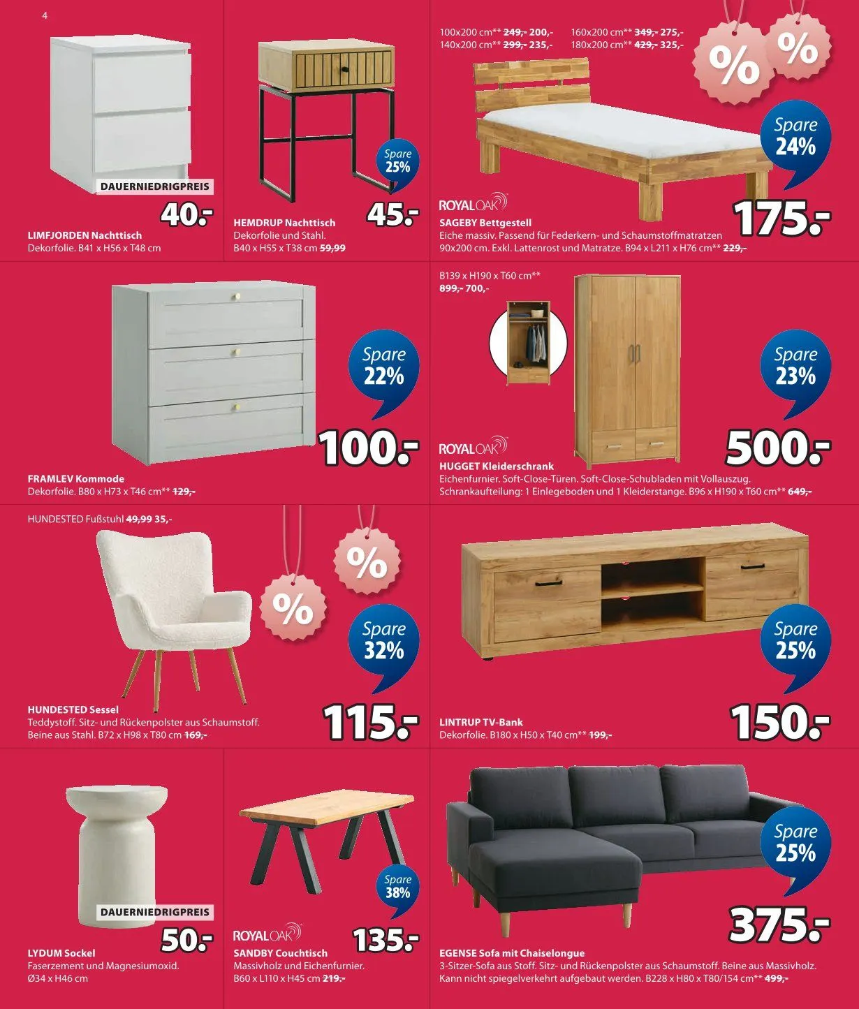 jysk Angebote von 30. Dezember bis 14. Februar 2026 - Prospekt seite 4