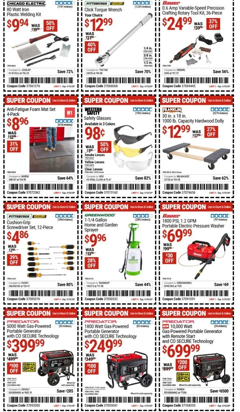 Weekly ad Harbor Freight weekly ads from April 13 to April 19 2026 - Page 5