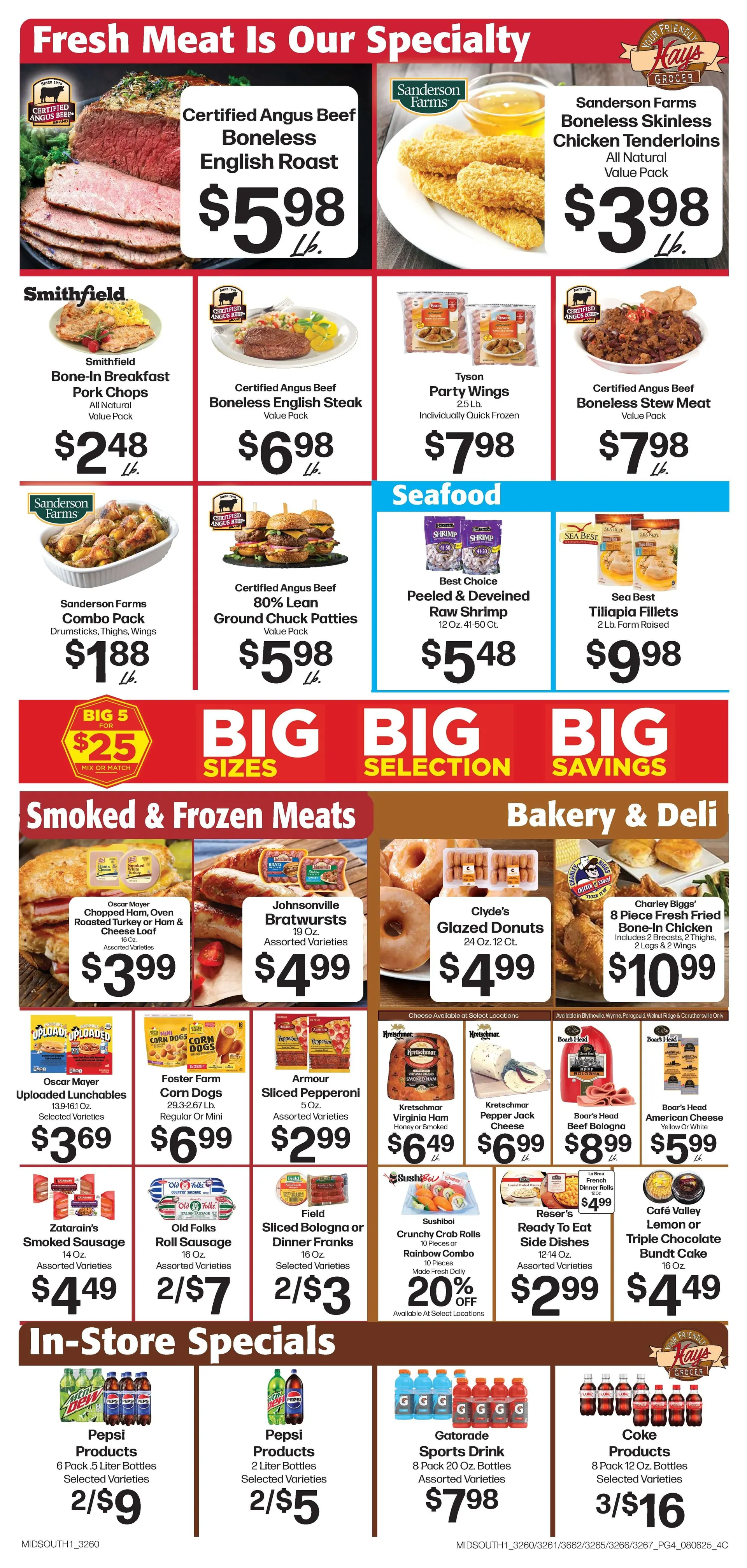 Weekly ad Hays Supermarket Sales from August 6 to August 11 2025 - Page 5