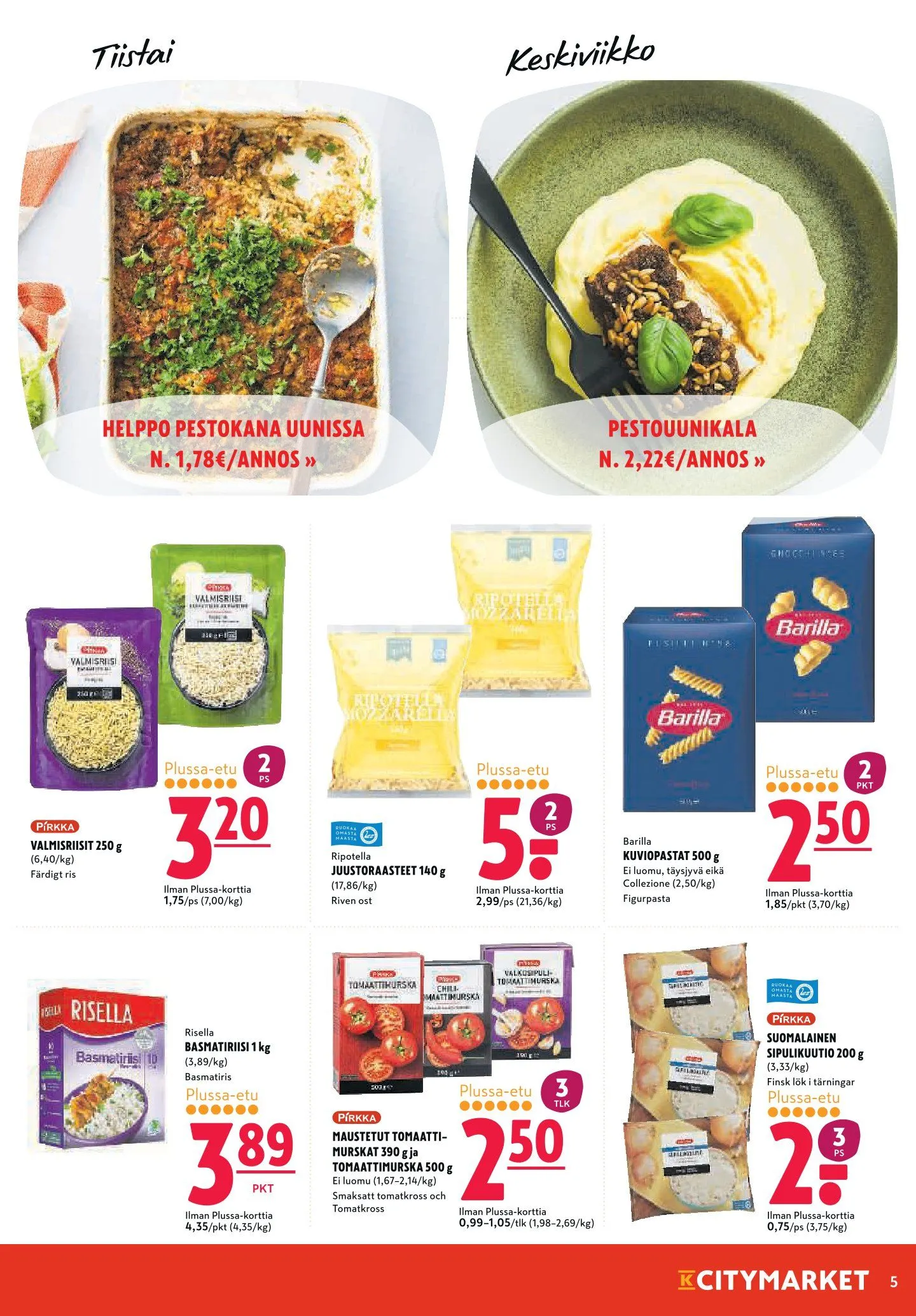 Kaupan K-Supermarket erikoistarjous voimassa alkaen 3. helmikuuta - 9. helmikuuta 2025 - Tarjouslehti sivu 5