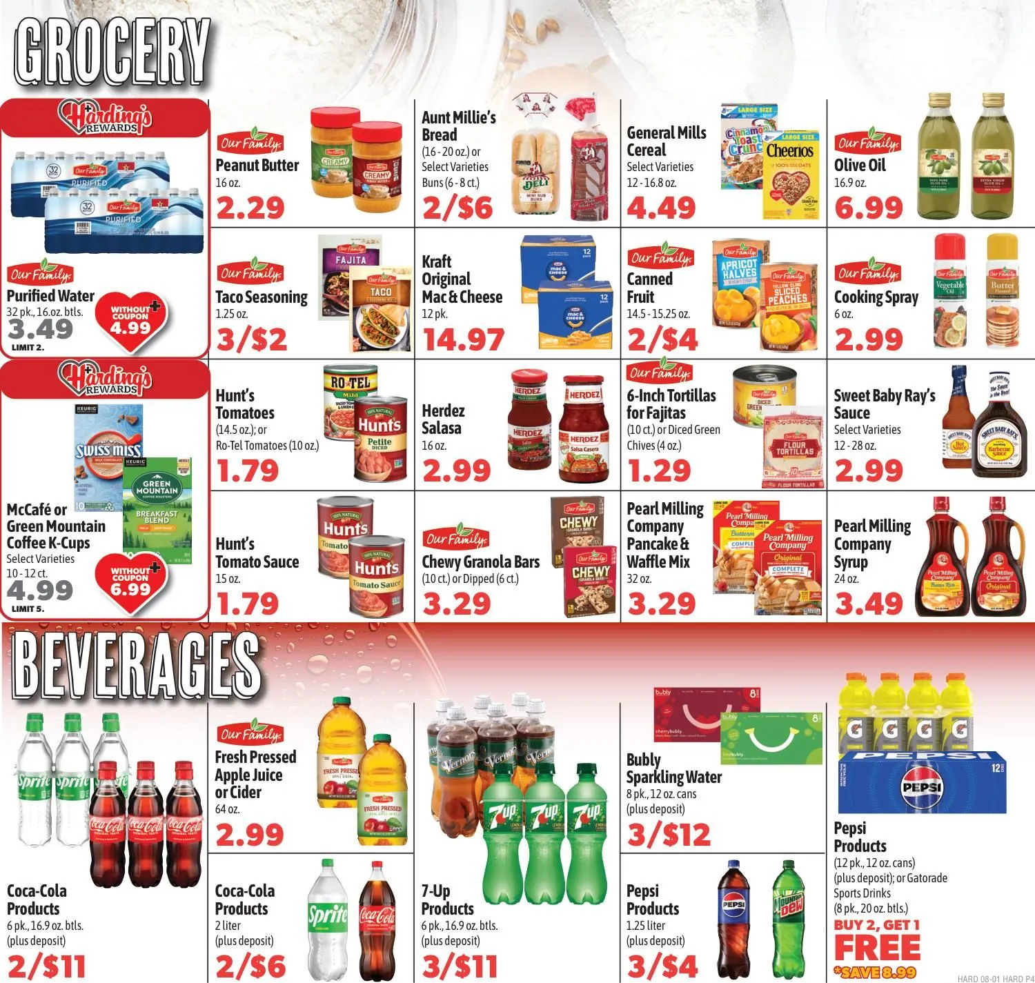 Weekly ad Harding's Markets Sales from August 1 to August 7 2025 - Page 4