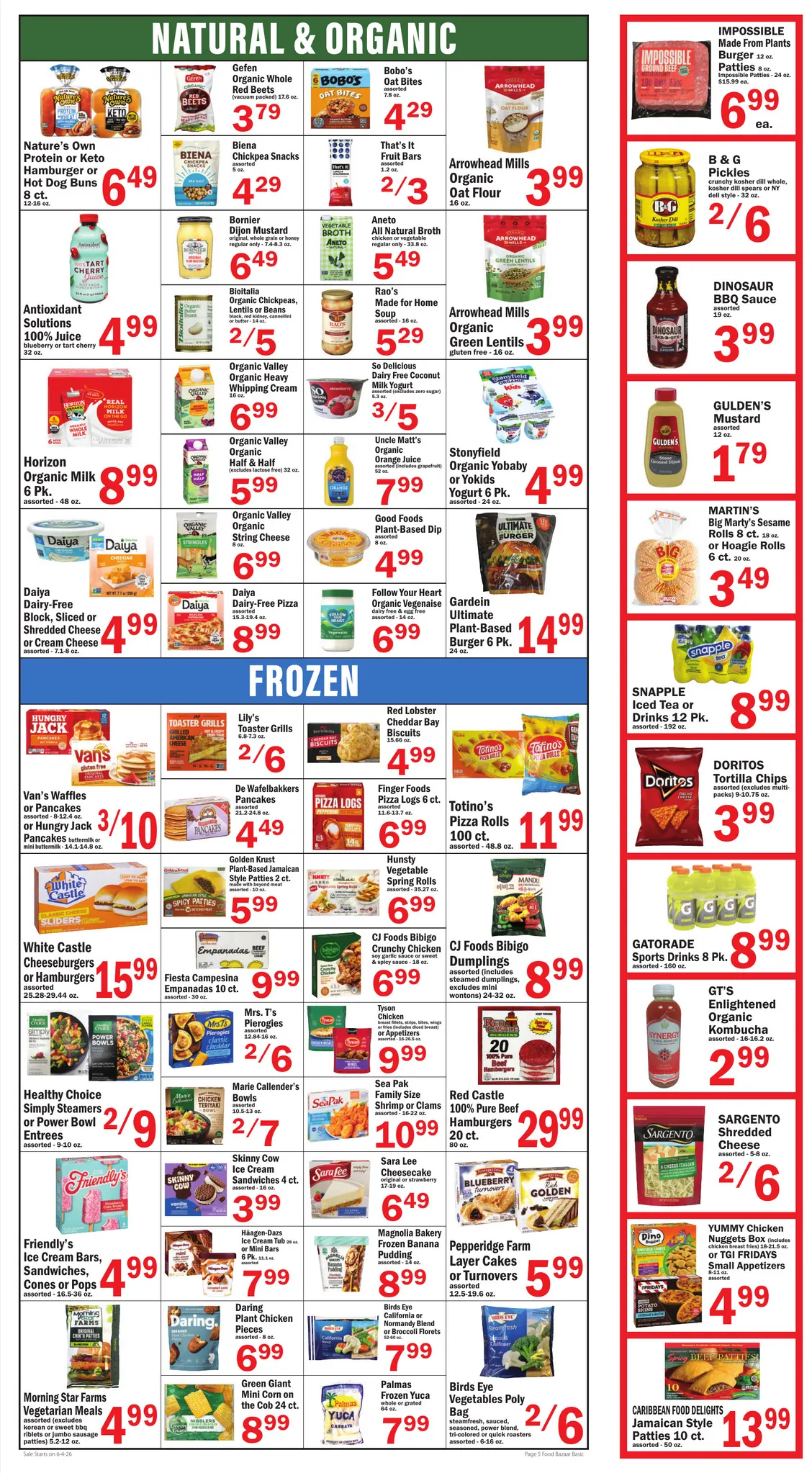 Weekly promotion  Food Bazaar Sales spanning from June 4 to June 10 2026 - Page 5 for Catalogue 365