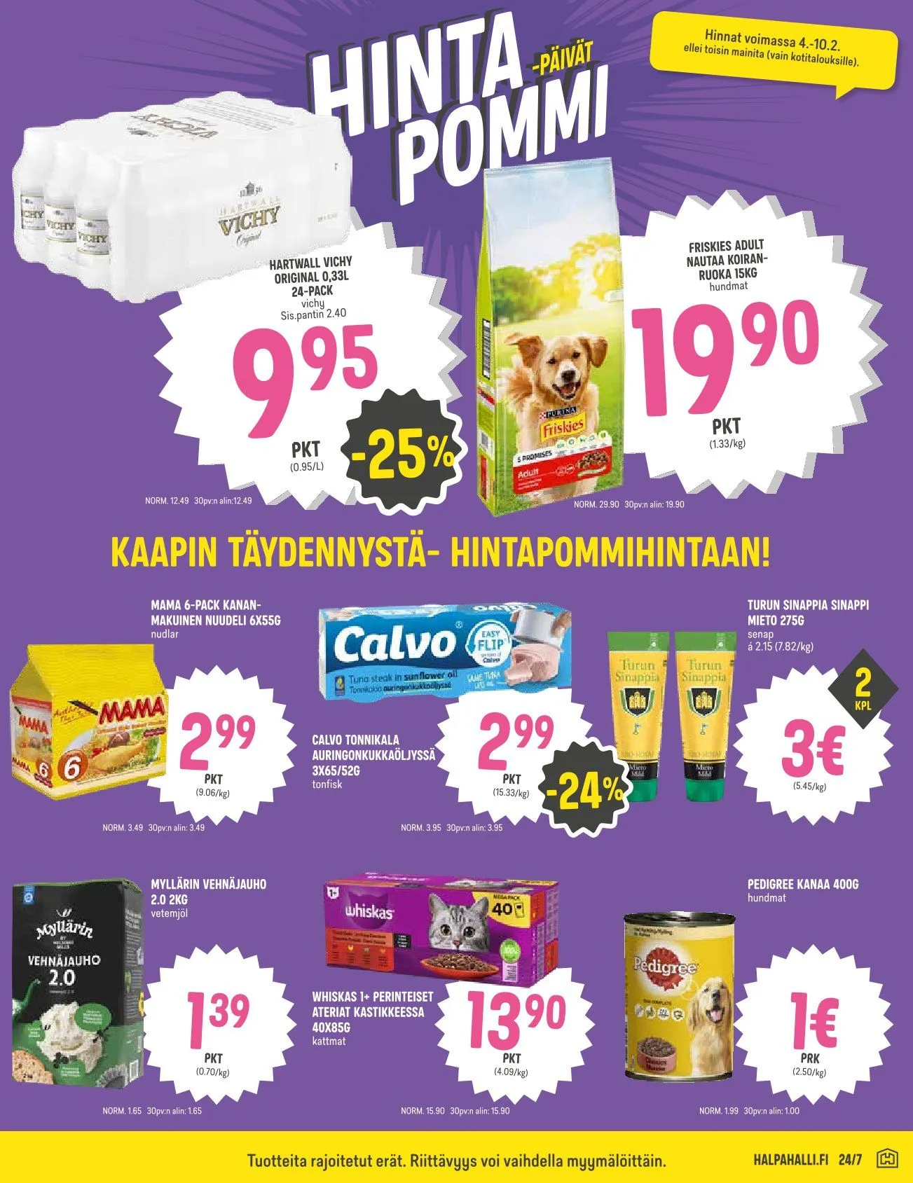 Kaupan HalpaHalli uusimmat tarjoukset voimassa alkaen 4. helmikuuta - 10. helmikuuta 2026 - Tarjouslehti sivu 5