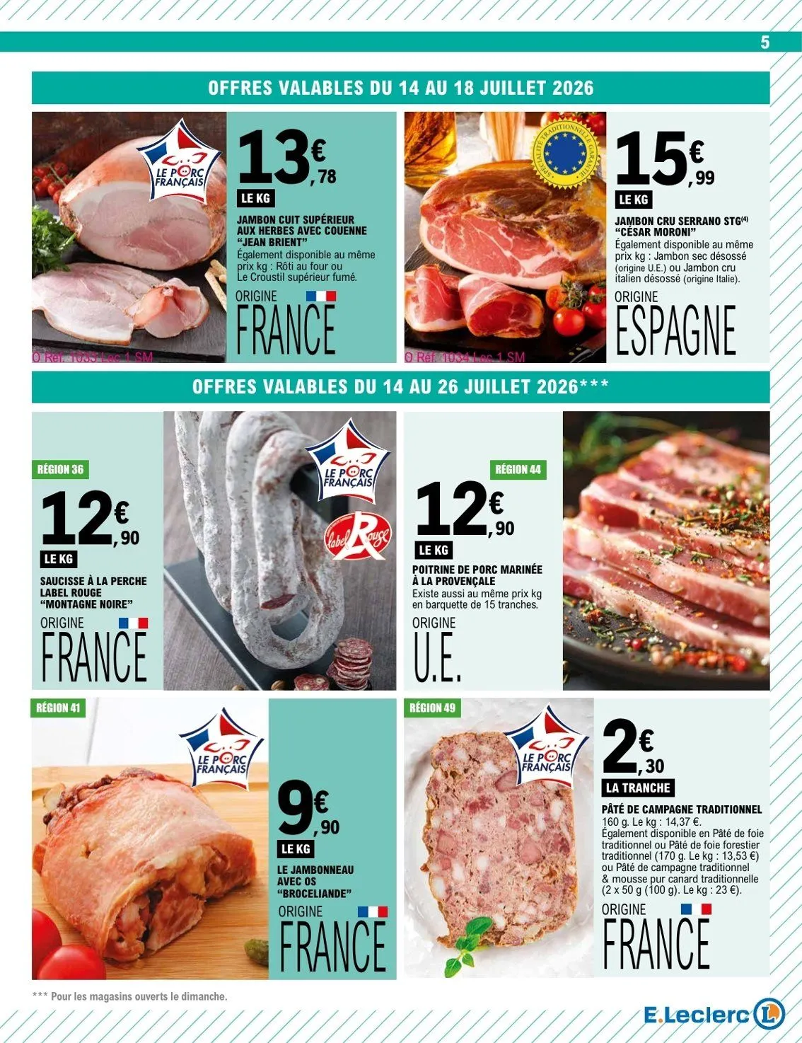 E.Leclerc Brico Catalogue du 14 juillet au 26 juillet 2026 - Catalogue page 5