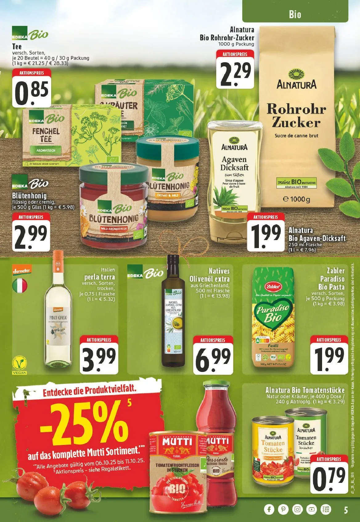 Edeka Prospekte von 5. Oktober bis 10. Oktober 2025 - Prospekt seite 5