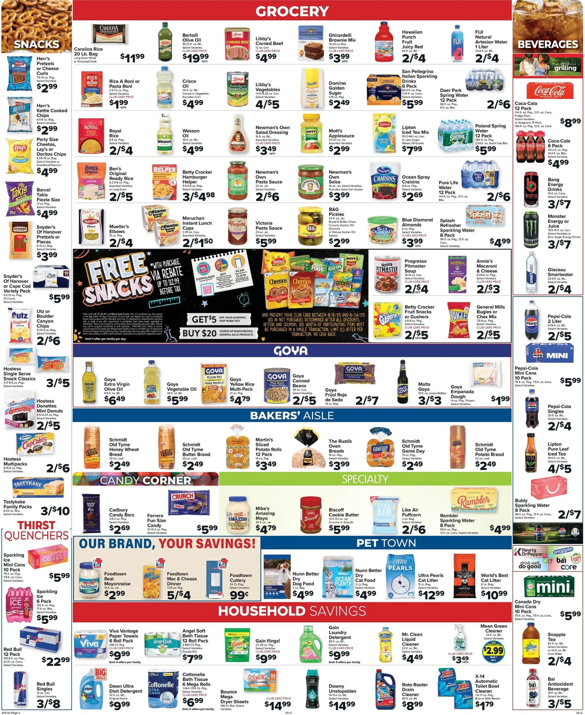 Weekly ad Foodtown Sales from August 8 to August 19 2025 - Page 4