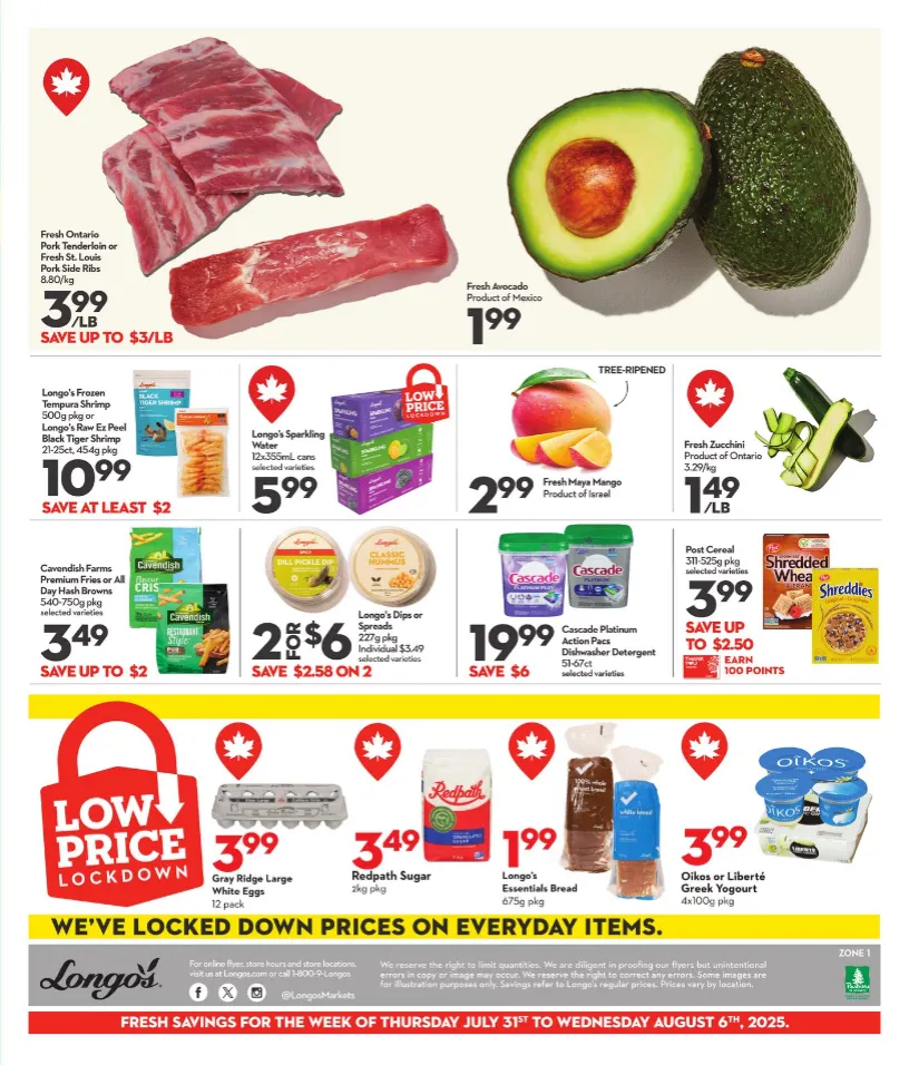 Longo's Sales from July 31 to August 6 2025 - flyer page 4
