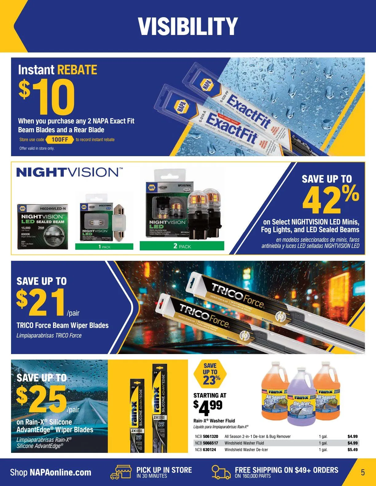 NAPA Auto Parts Sales from December 1 to December 31 2025 - flyer page 5