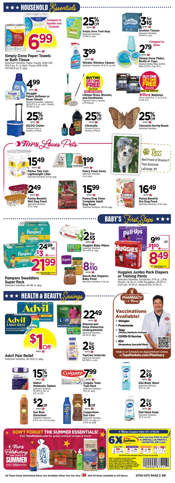 Weekly ad Tops Friendly Markets Sales from July 5 to July 11 2026 - Page 5