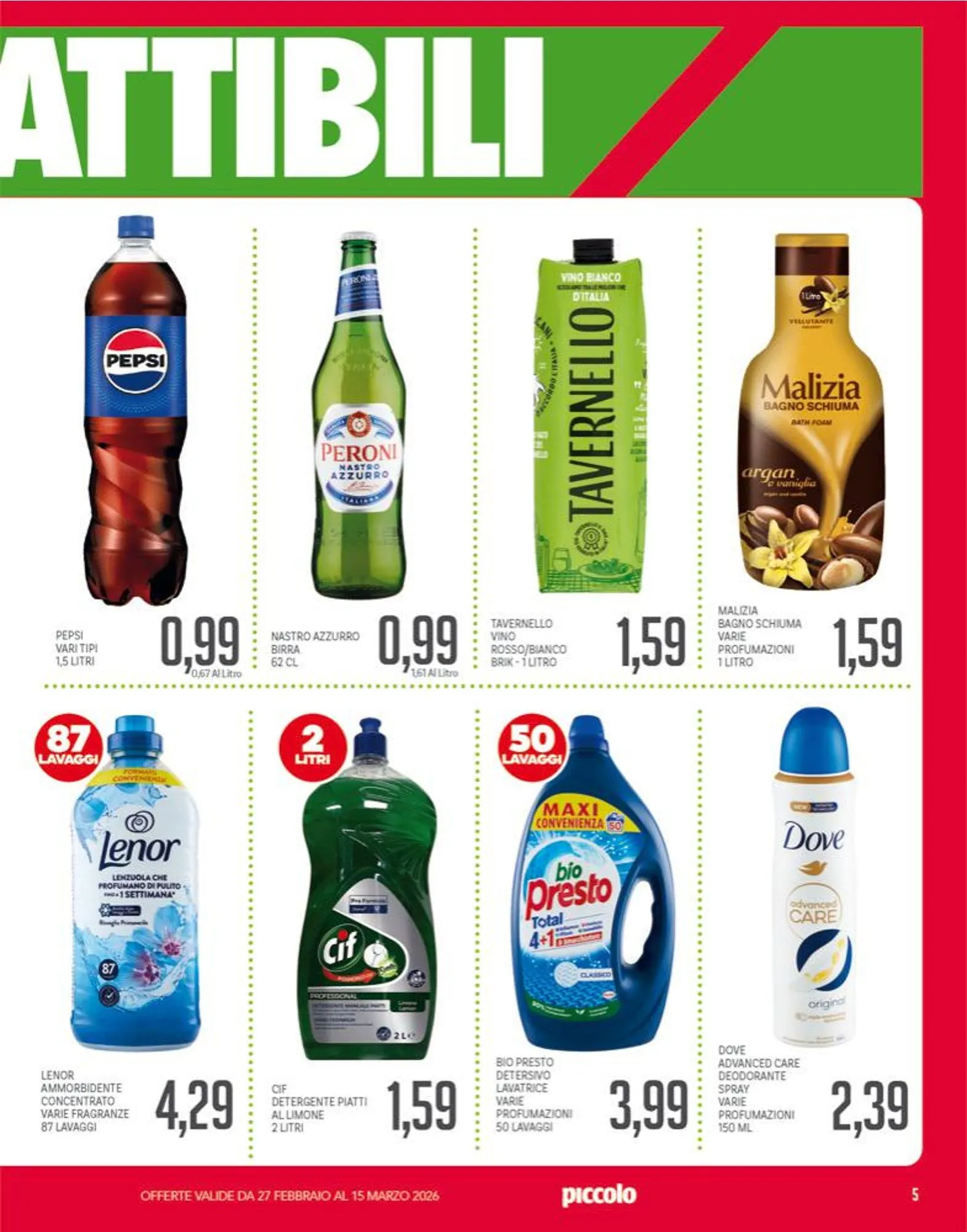Volantini Piccolo da 25 febbraio a 15 marzo di 2026 - Pagina del volantino 5