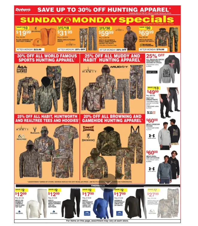 Weekly ad Dunham's Sports Sales from October 18 to October 23 2025 - Page 5