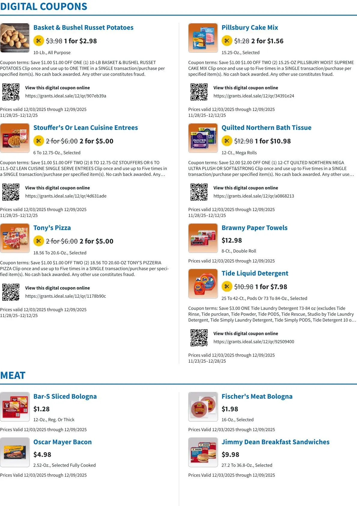 Weekly ad Grant's Supermarket Sales from December 3 to December 5 2025 - Page 5