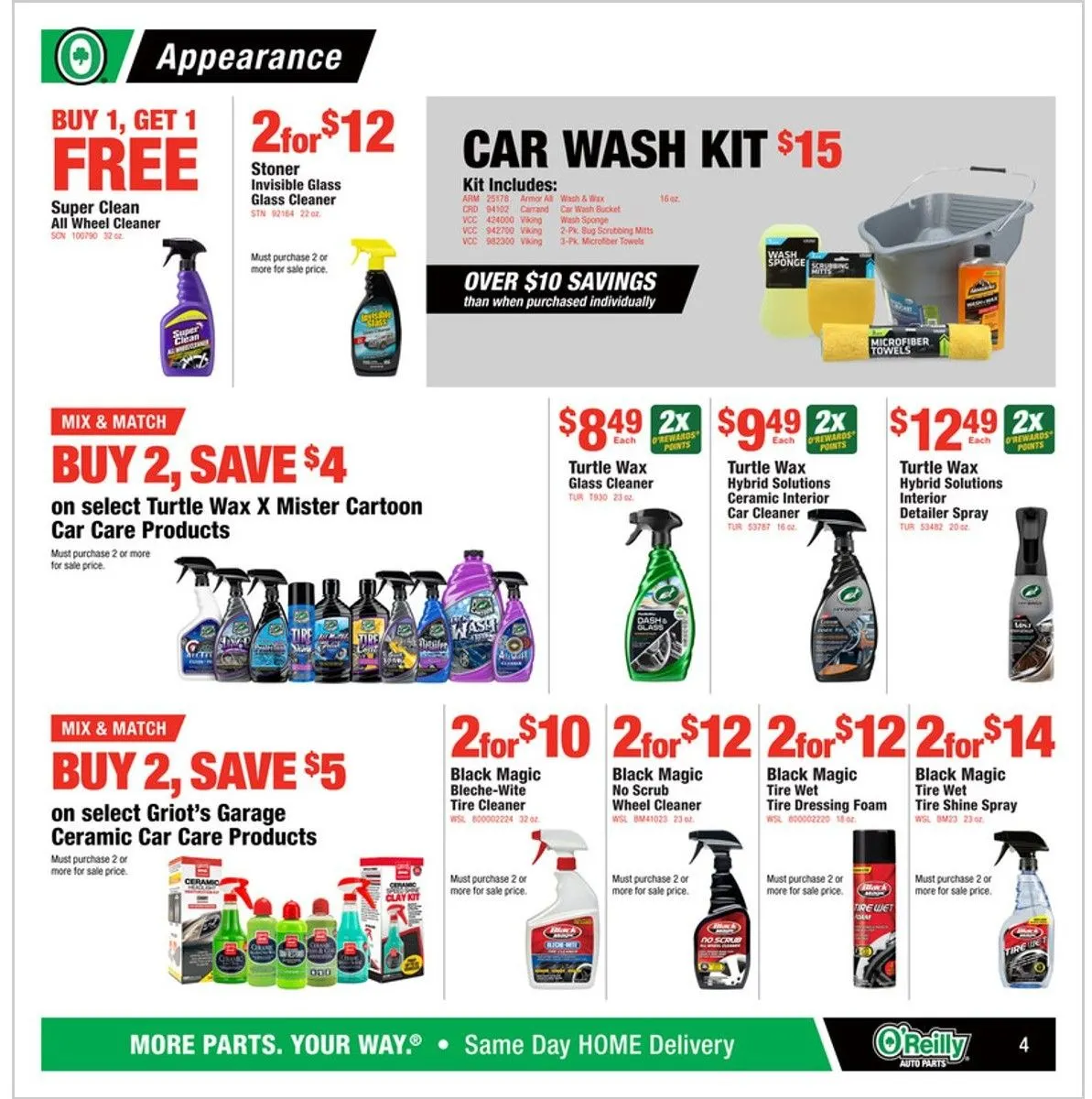 Weekly ad O'Reilly Auto Parts Sales from June 25 to July 30 2025 - Page 4