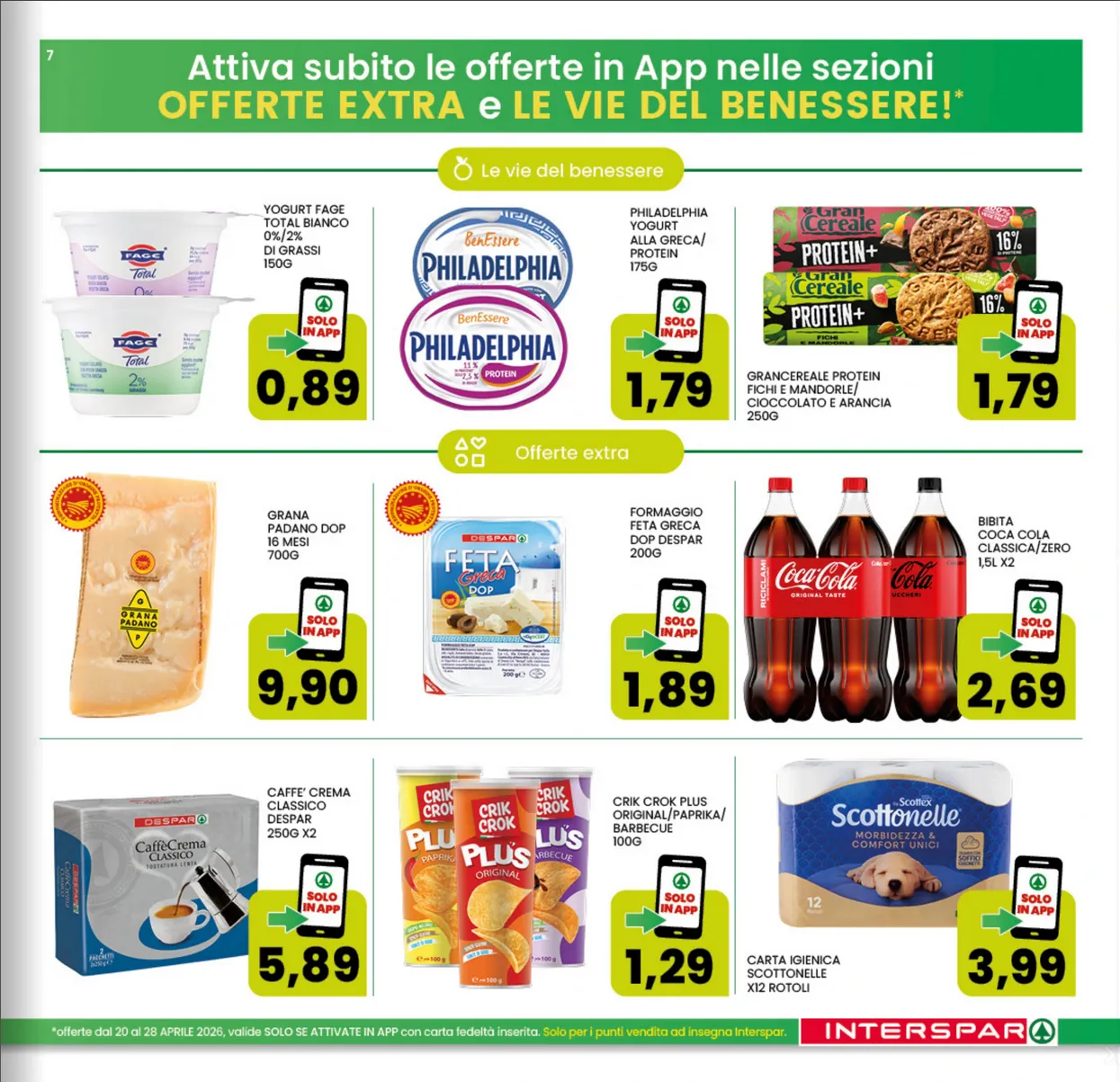 Volantini Interspar da 20 aprile a 28 aprile di 2026 - Pagina del volantino 5