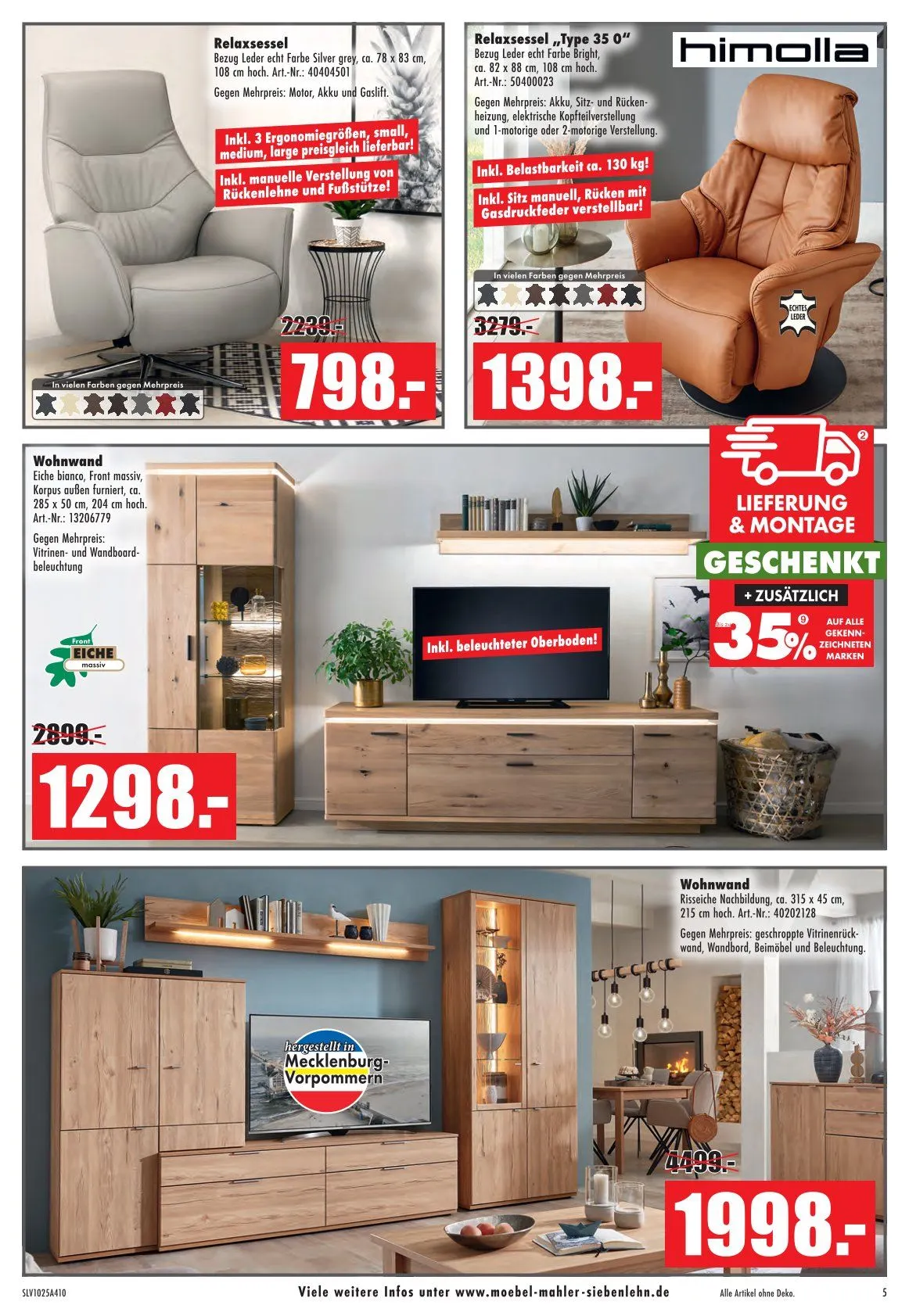 Möbel Mahler Prospekte von 29. Oktober bis 25. November 2025 - Prospekt seite 5
