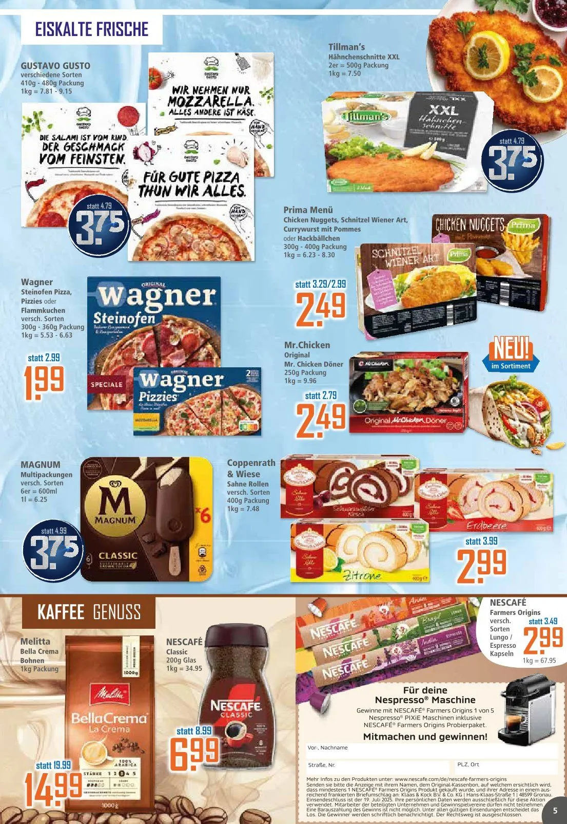 Klaas und Kock Prospekte von 7. Juli bis 12. Juli 2025 - Prospekt seite 5